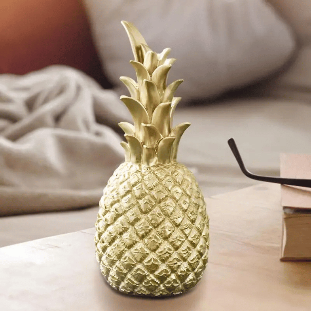 Ananas Artificiel Doré
