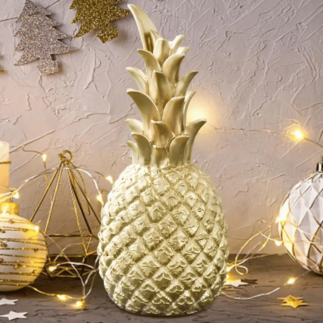Ananas Artificiel Doré