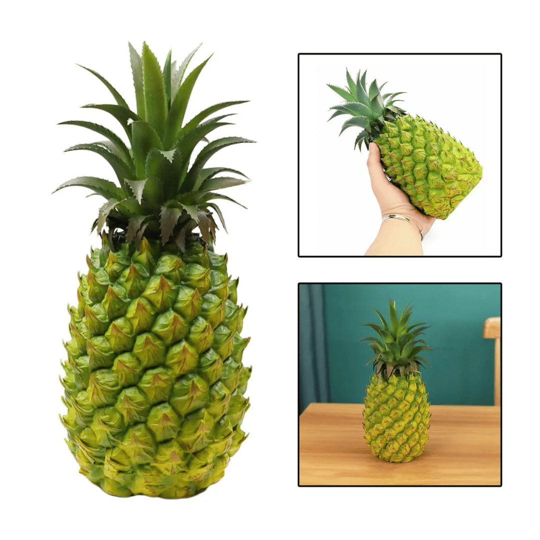 Ananas Artificiel Vert en Plastique