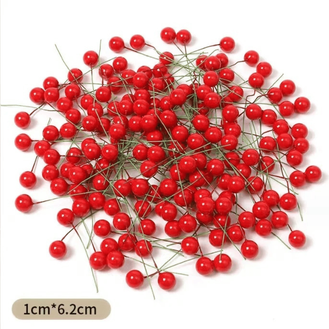 Baies de Noël artificielles