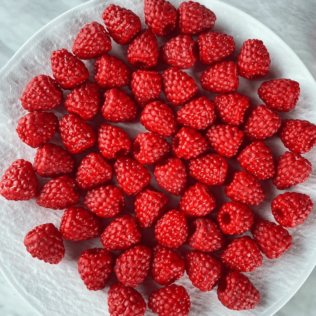 Fausses Framboises Rouges Artificielles Réalistes