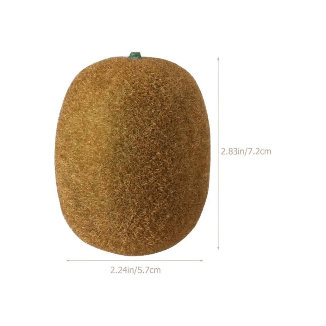 Faux Kiwis Décoratifs en Plastique (Lot de 4)