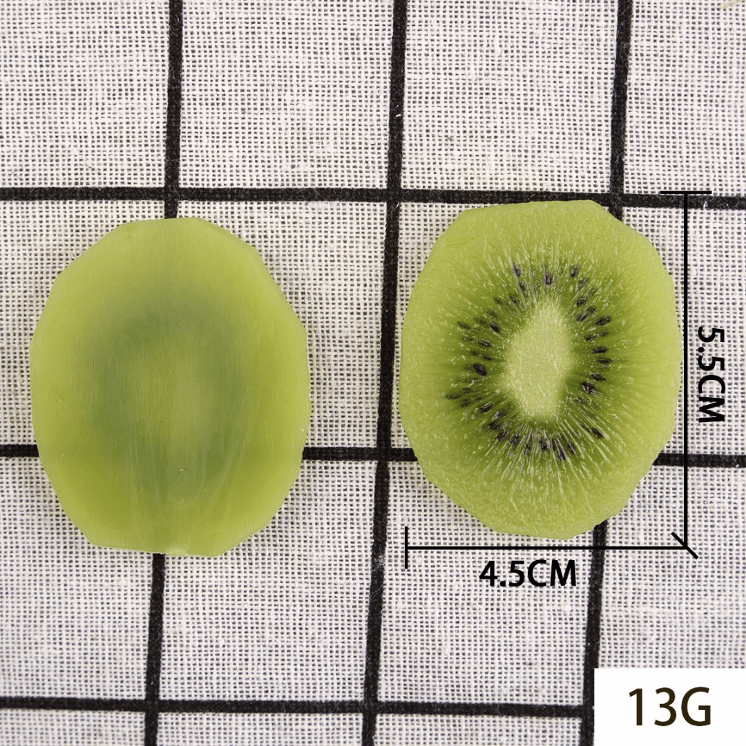 Tranches de Faux Kiwi Réalistes
