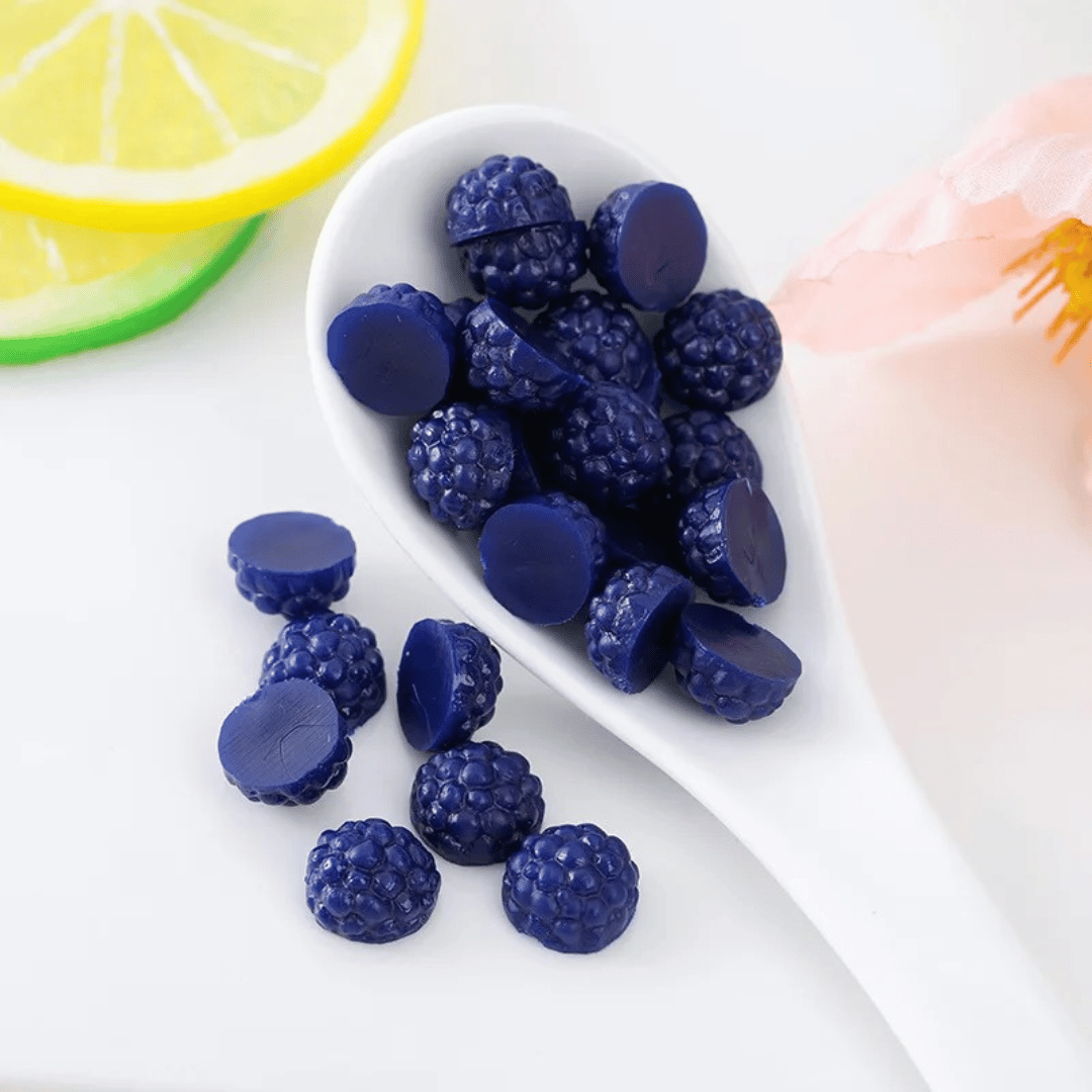 Tranches de Fausses Framboises en Résine